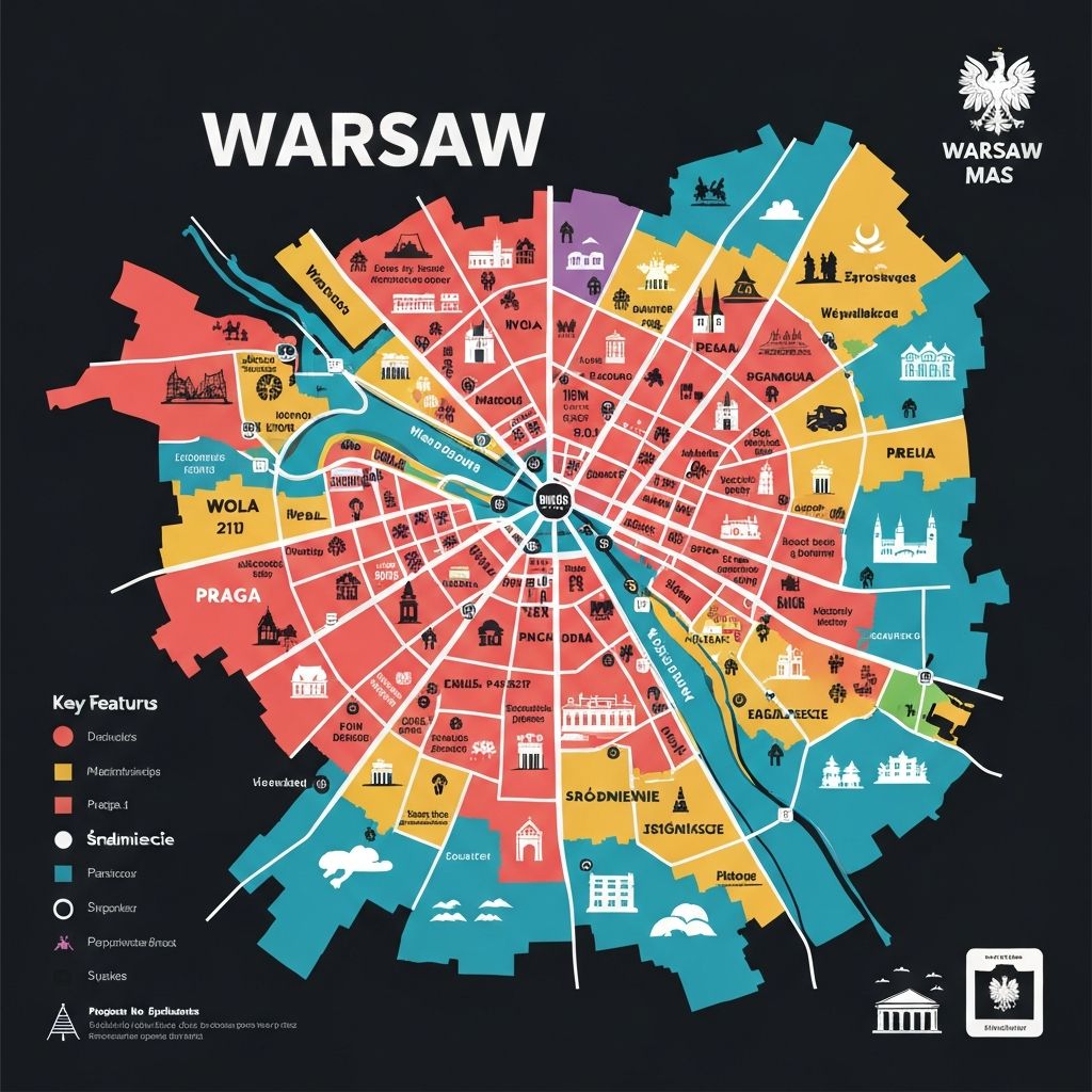Wegańska Warszawa - dzielnica po dzielnicy